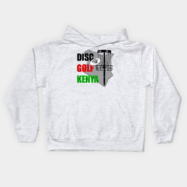 Disc Golf Kenya Kids Hoodie by Uberfy